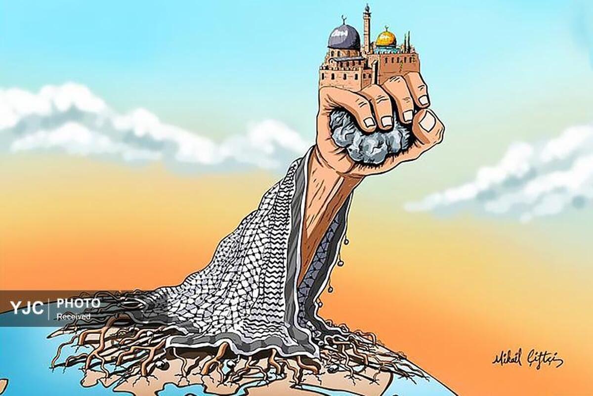 کاریکاتور روز / اصحاب رسانه ایران ؛ سربازان خط مقدم جبهه جنگ روانی ضدصهیونیستی